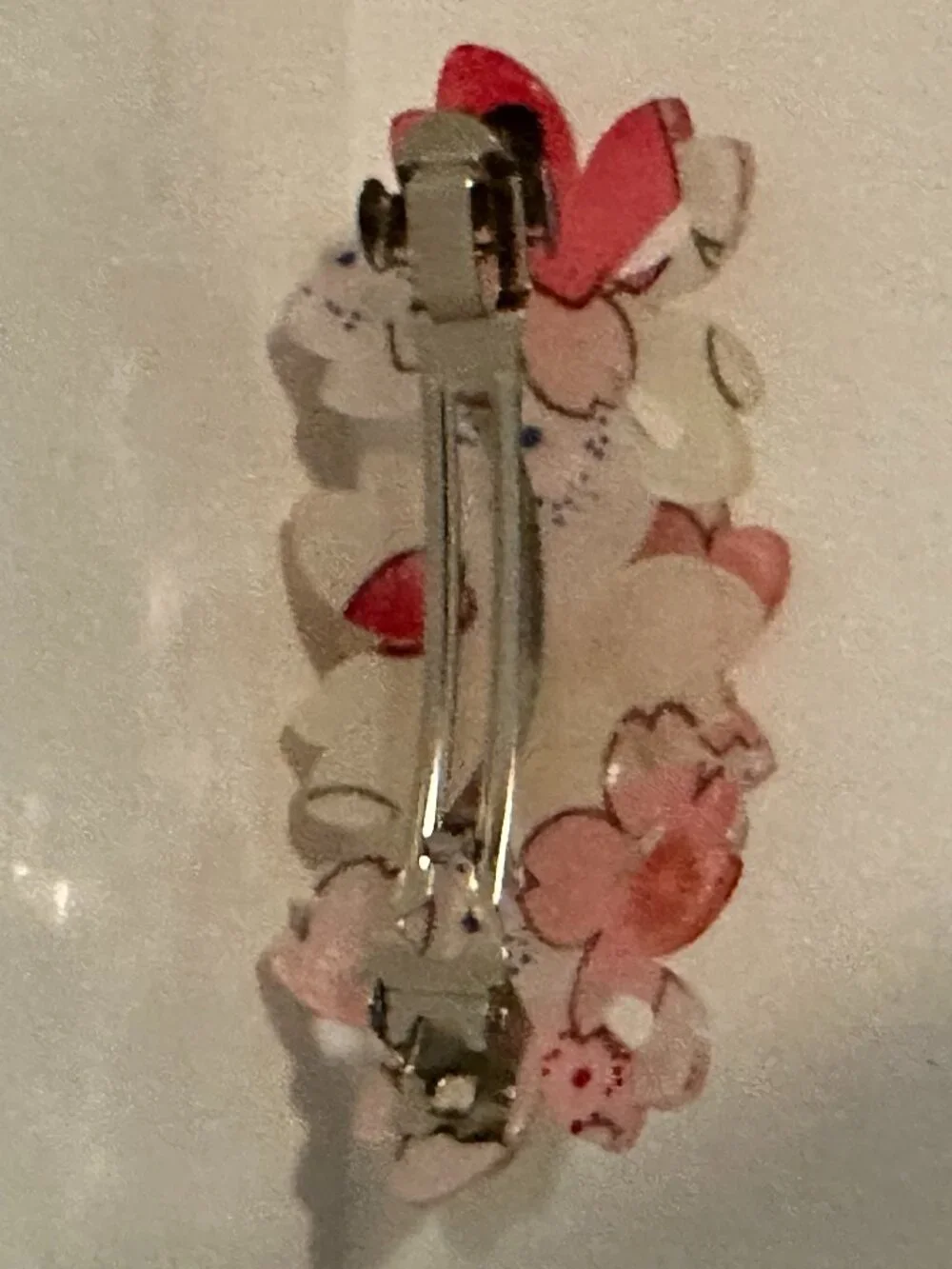 Japanese Sakura Floral Barrette – Feminine Cherry Blossom Hair Clip